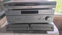 Amplituner  sony STR DE 400 +DVD głośniki