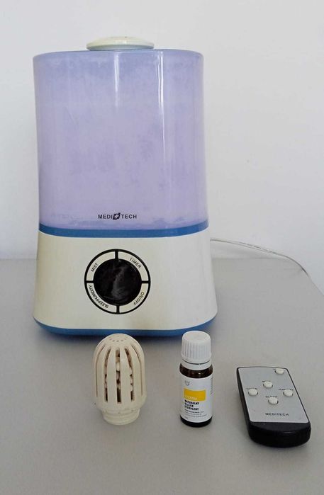 Nawilżacz powietrza higrometr aromaterapia MEDITECH