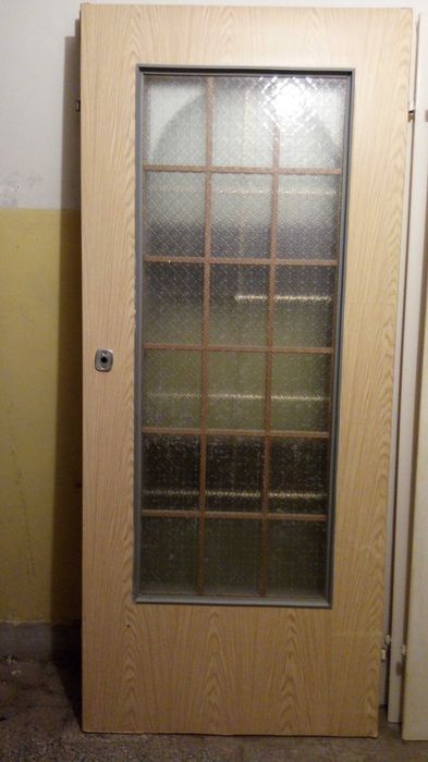 Drzwi wewnętrzne 80cm/70cm prawe/lewe białe/w okleinie/brązowe-okazja!