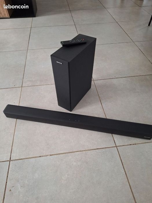 Soundbar EDENWOOD + Subwoofer – Wi-Fi / Bluetooth – Comando + Cabos