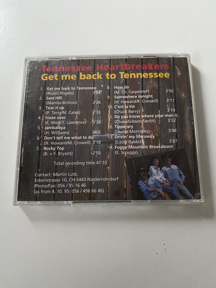 Plyta CD Get me back tennessee