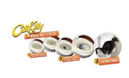 набір для привчання кішки до унітаза