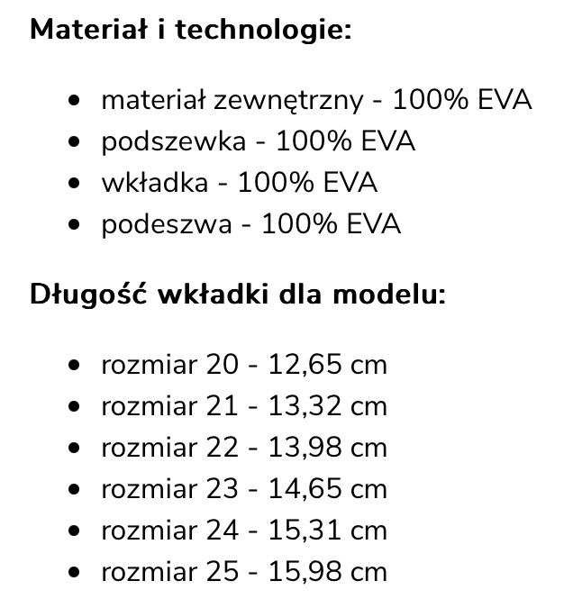 Klapki, crocsy, rozniar 25. Kubuś Puchatek, cool club.