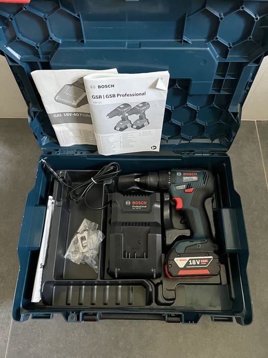 Безщітковий Акум.шуруповерт Bosch GSR 18V-55