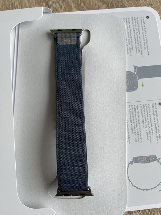 Apple watch 49 mm opaska oryginalna Alpine Loop titan