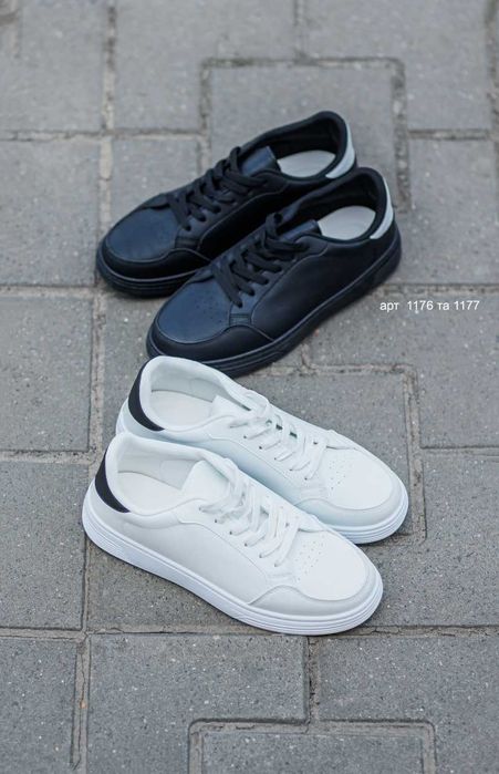 Чоловічі 42-46 кеди Classic Ked White Black / Мужские кеды мокасины