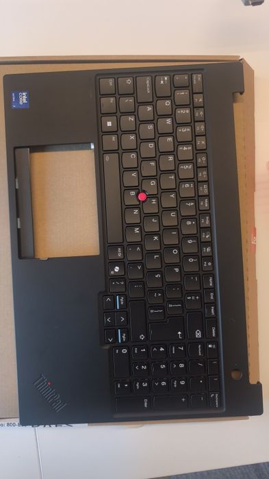 Teclado + Palmrest Lenovo ThinkPad P16s Gen 3 ES (espanhol) Novo