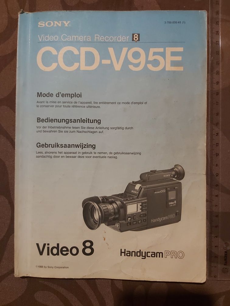 Manual Sony CCD-V95E Video8