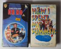 Zestaw 2 kaset VHS "Bond Dr No" "Obóz Cucamonga"