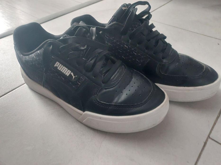 Buty puma czarne skórkowe