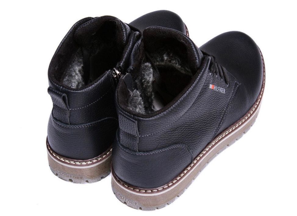 Мужские зимние кожаные ботинки Tommy Hilfiger