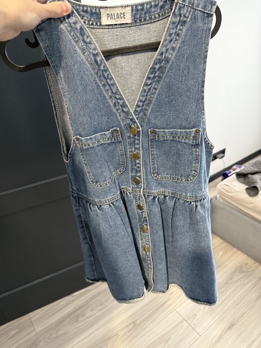 Джинсовый сарафан zara
