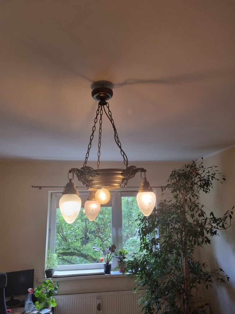Lampa wisząca sufitowa vintage kemar ow30/p retro