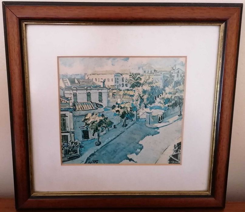 Hospital dos Capuchos - Litografia