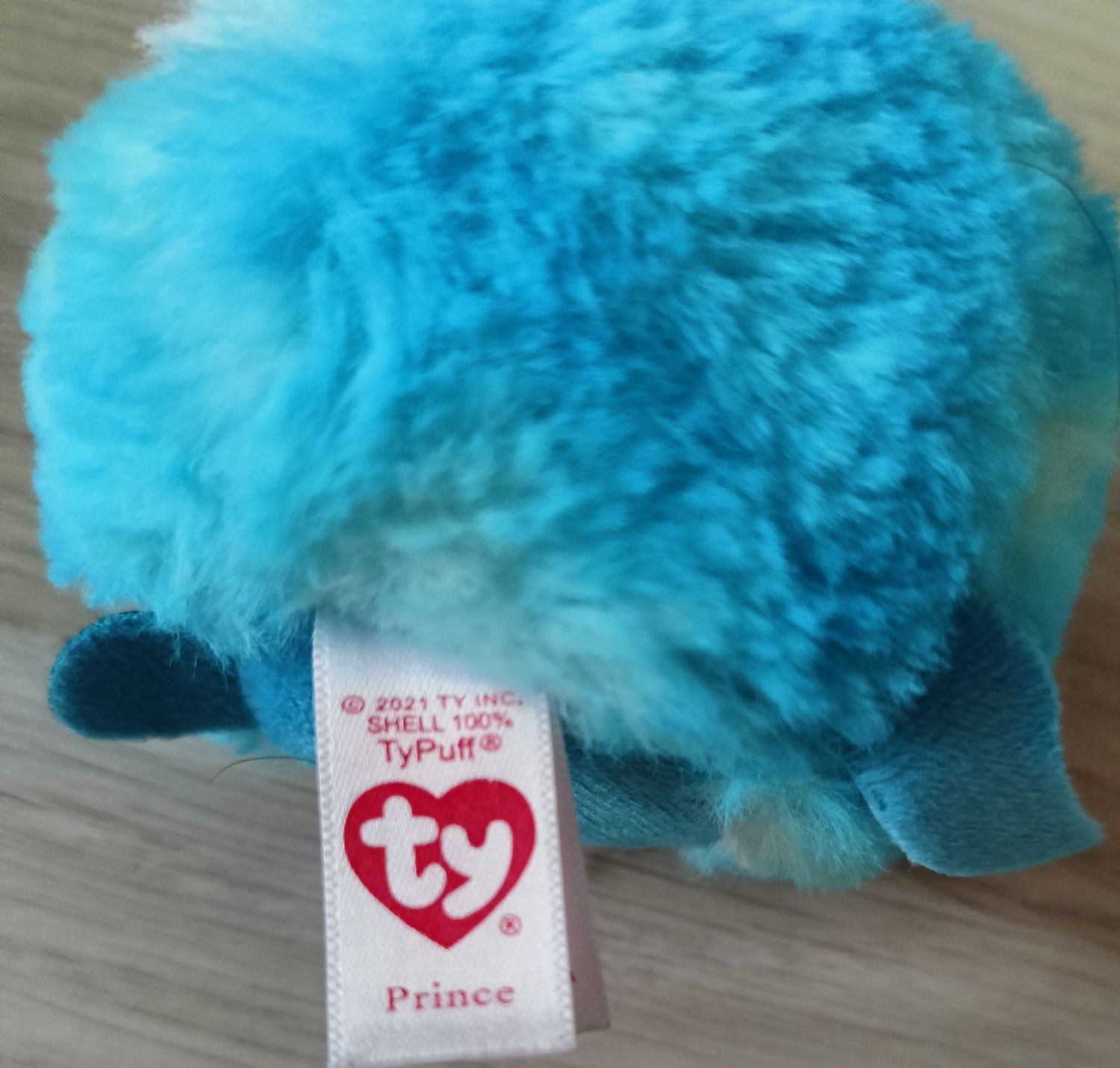 TY Beanie Balls Puffies  niebieski piesek Husky Prince maskotka 8cm