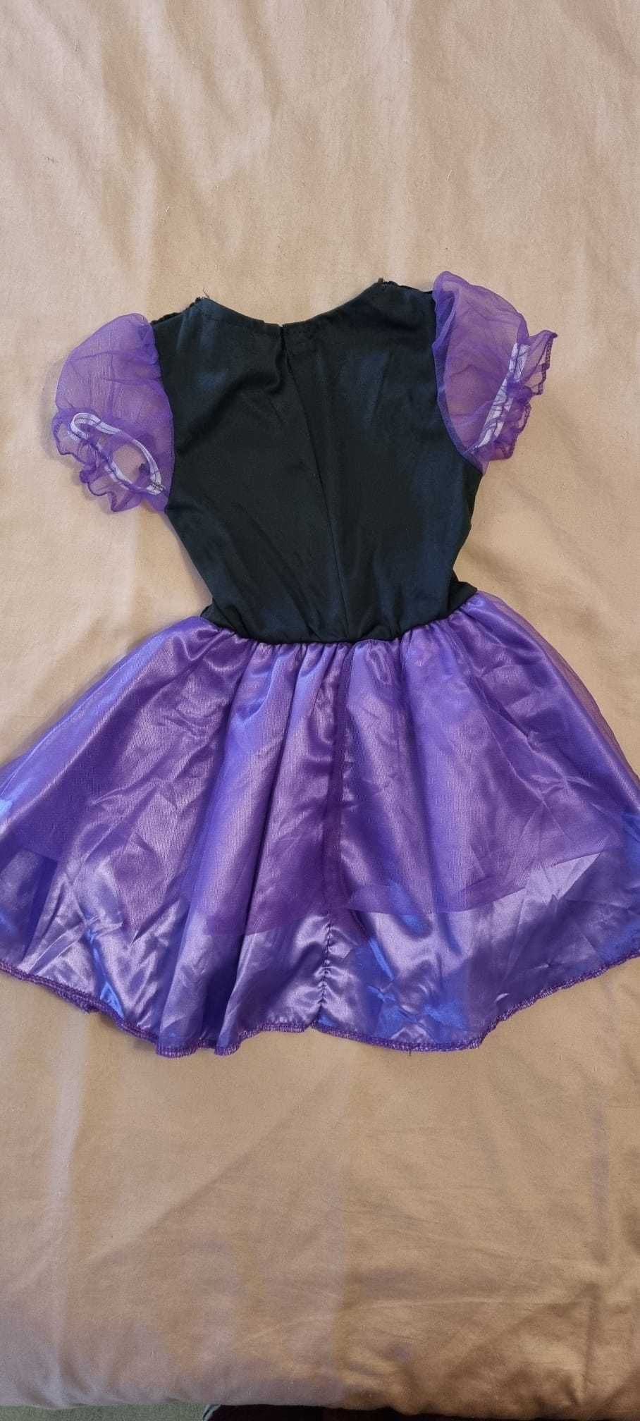 Vestido/Disfarce para Carnaval Bruxa 110/120 cm.