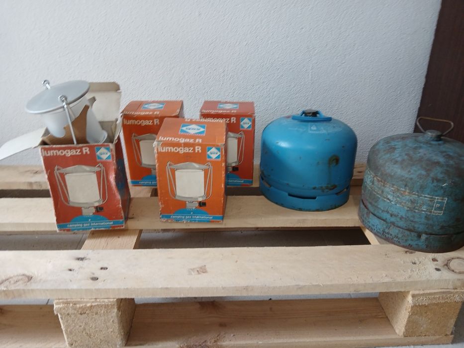 Camping gás com botija