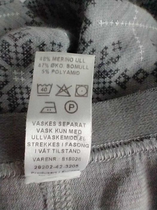 getry termoaktywne merino R. XL