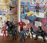 Imagens Power Rangers e figuras Marvel