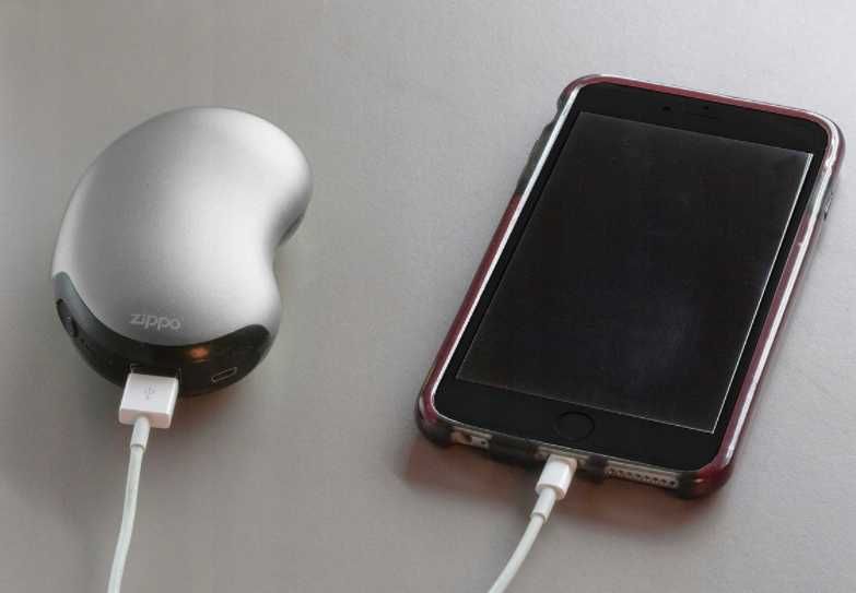 Heatbank Zippo 6 Powerbank Ogrzewacz Dłoni Srebrny