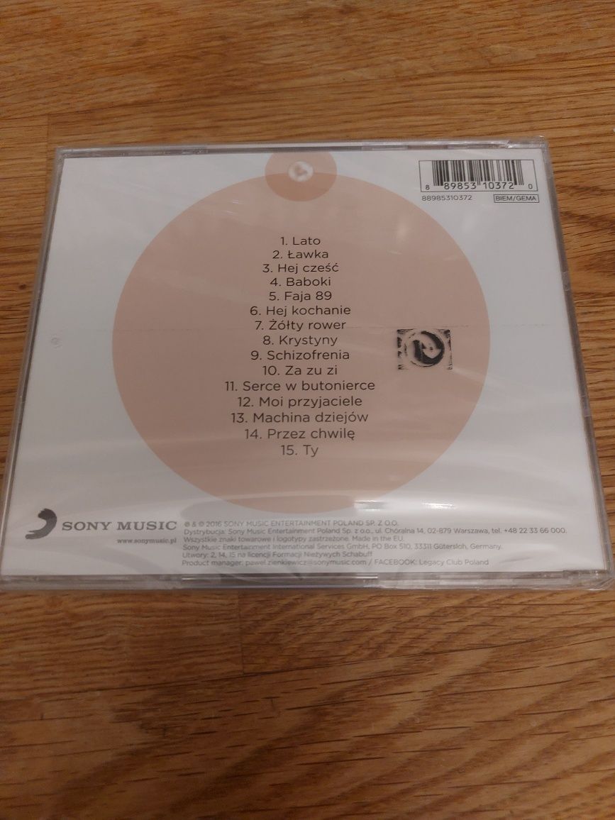 Formacja Nieżywych Schabuff CD Najwieksze przeboje Folia unikat
