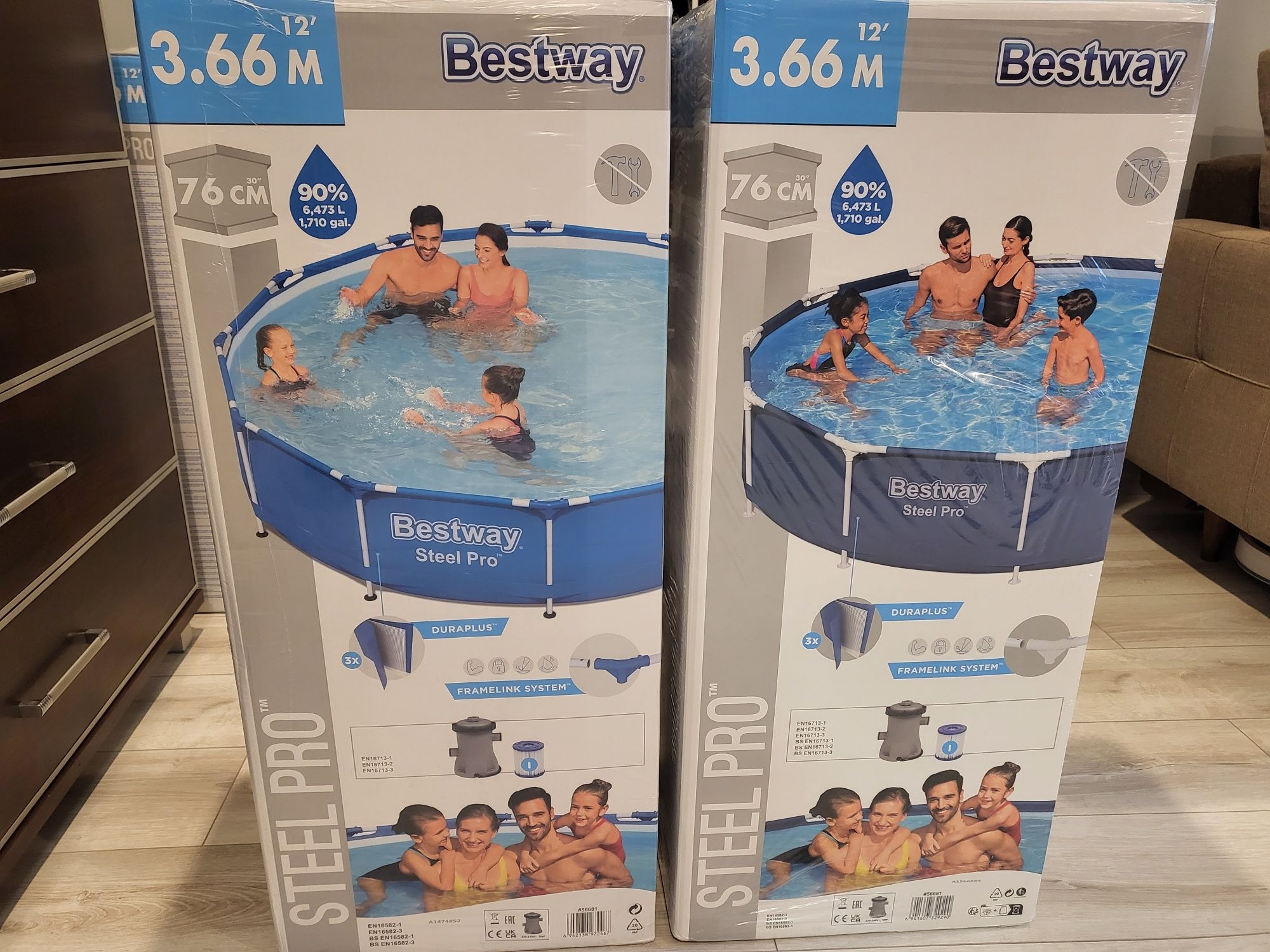 Basen na stelażu Bestway 3.66m