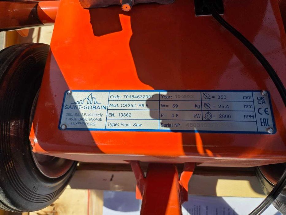 Przecinarka Piła Jezdna NORTON CS352 - Silnik Honda - Okazja - SKLEP