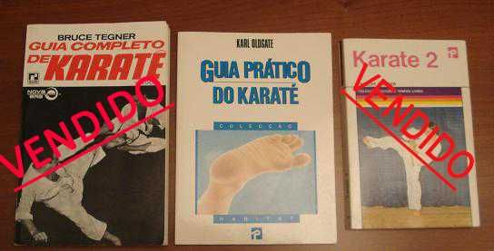 Defesa Pessoal / Artes Marciais - Karaté, Judo (2 livros)