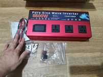 Інвертор 12v 220v 5500W/2300W Чиста синусоїда