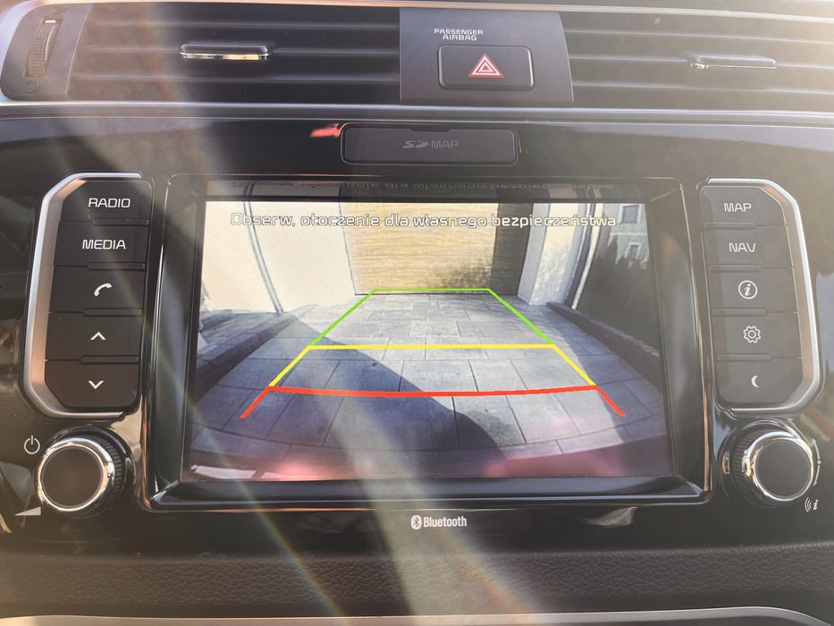 Kia Rio Benzyna Ekran Kamera Cofania