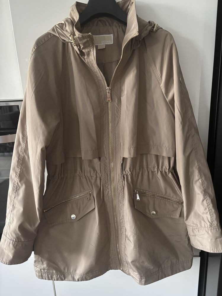 Michael Kors kurtka parka beż złoto oryginał L 38/40