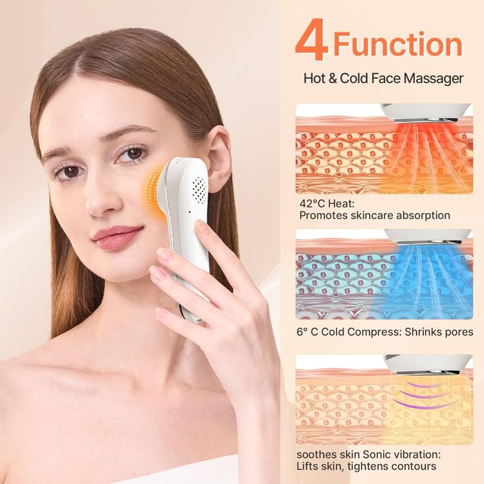 Массажер для лица TOUCHBeauty с горячим и холодным эффектом