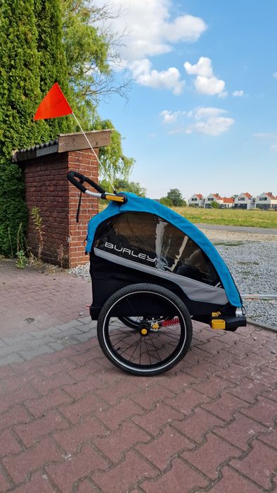 Przyczepka rowerowa BURLEY D'LITE X SINGLE AQUA