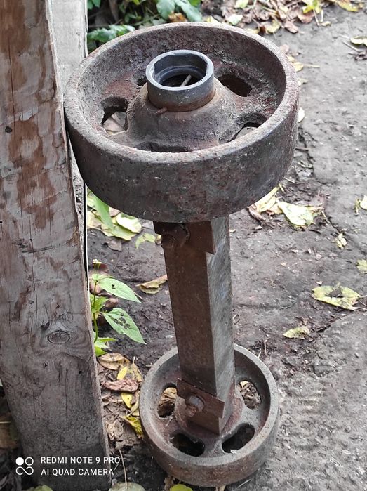 Продам металлические калеса с балкой.