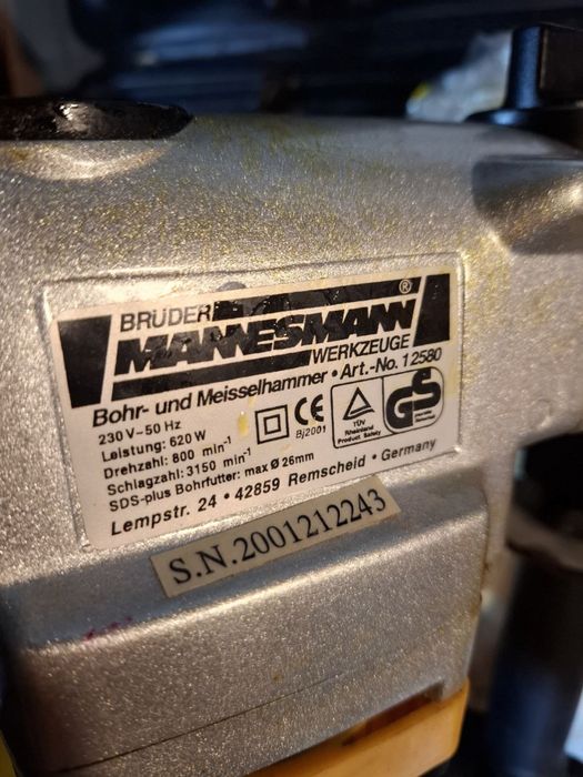 дриль-перфоратор Brüder Mannesmann Werkzeuge