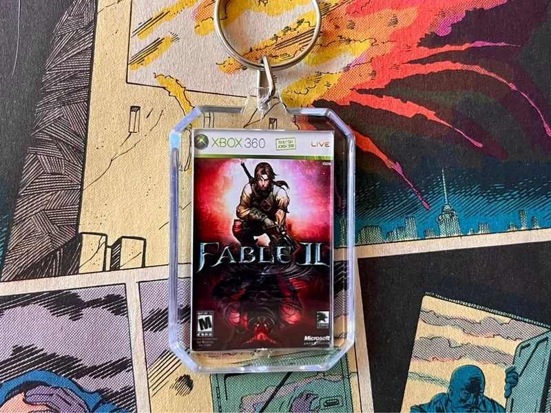 Brelok Fable II - mini okładka gry Xbox 360