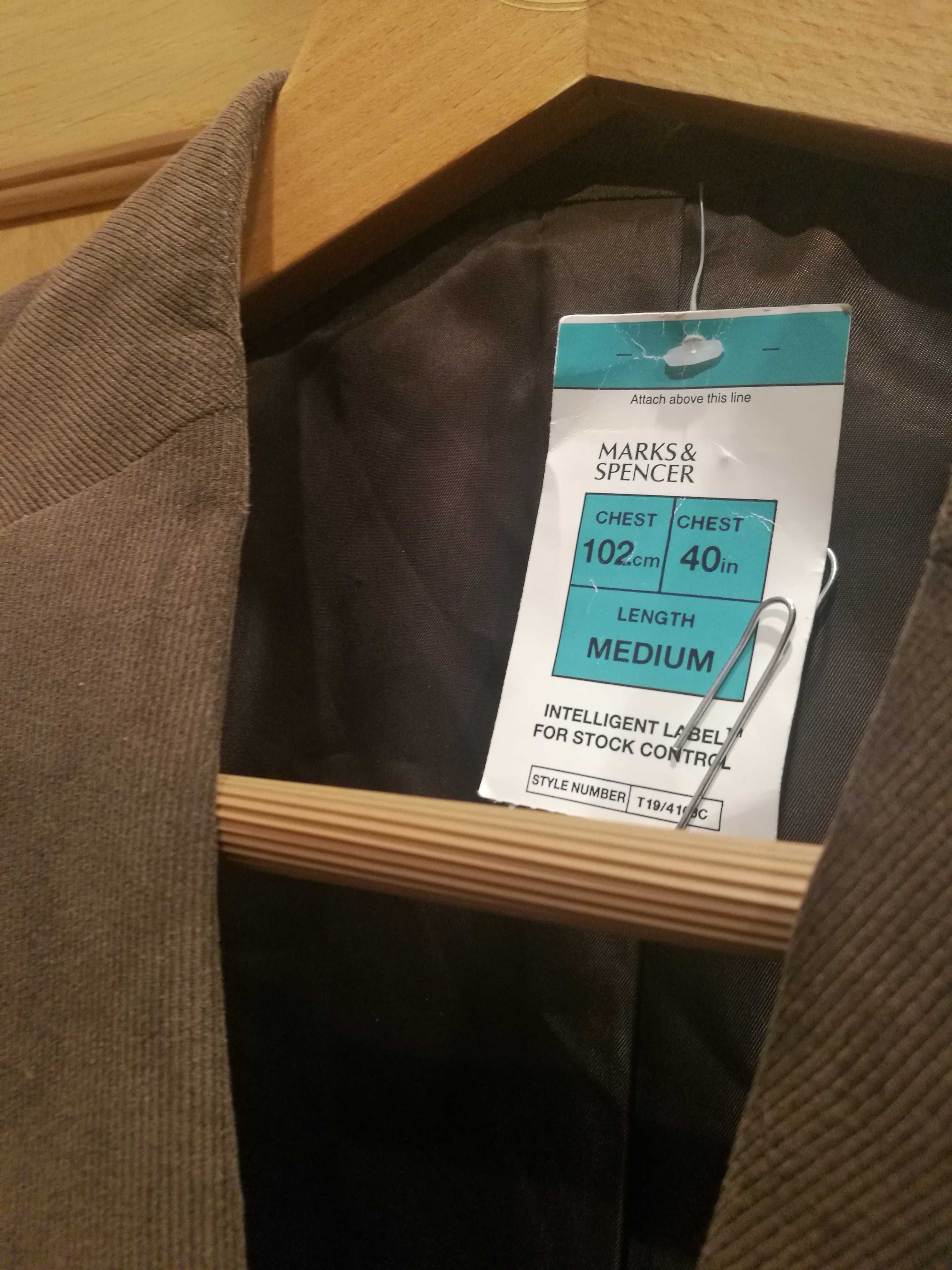 Nowa brązowa marynarka Marks & Spencer  rozmiar M - collezione