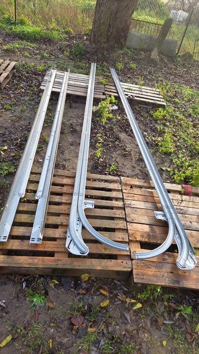 Brama segmentowa panelowa antracyt 400 x 353 cm warsztatowa garażowa