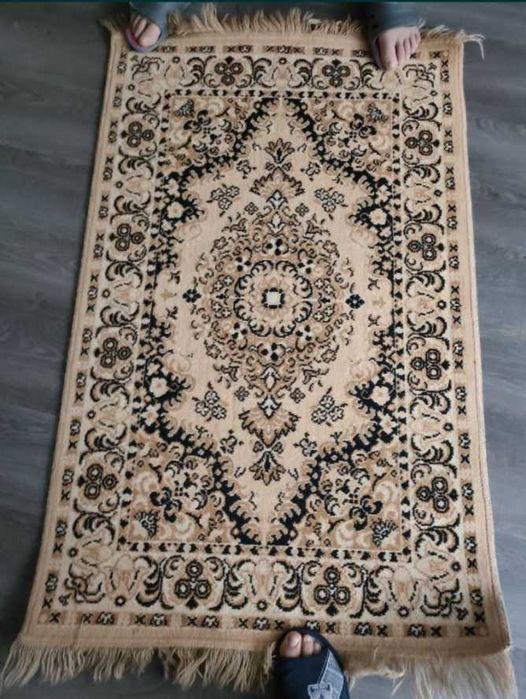 Dywan chodnik weltom velour 85x135 PRL 1987 BDB