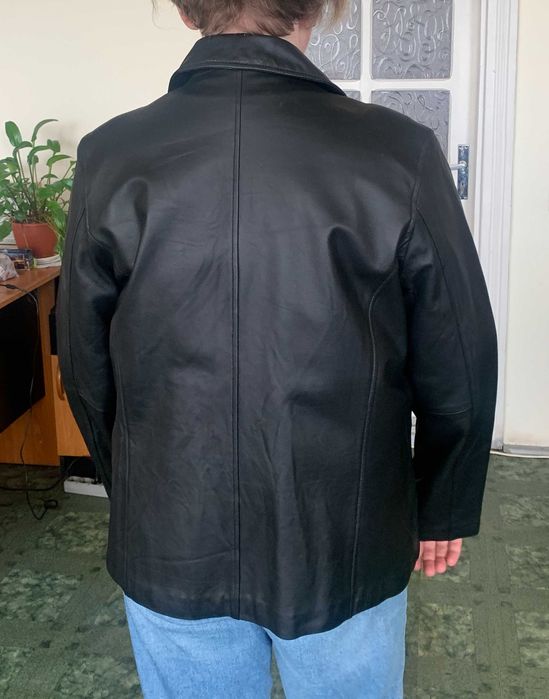 Пиджак женский кожаный