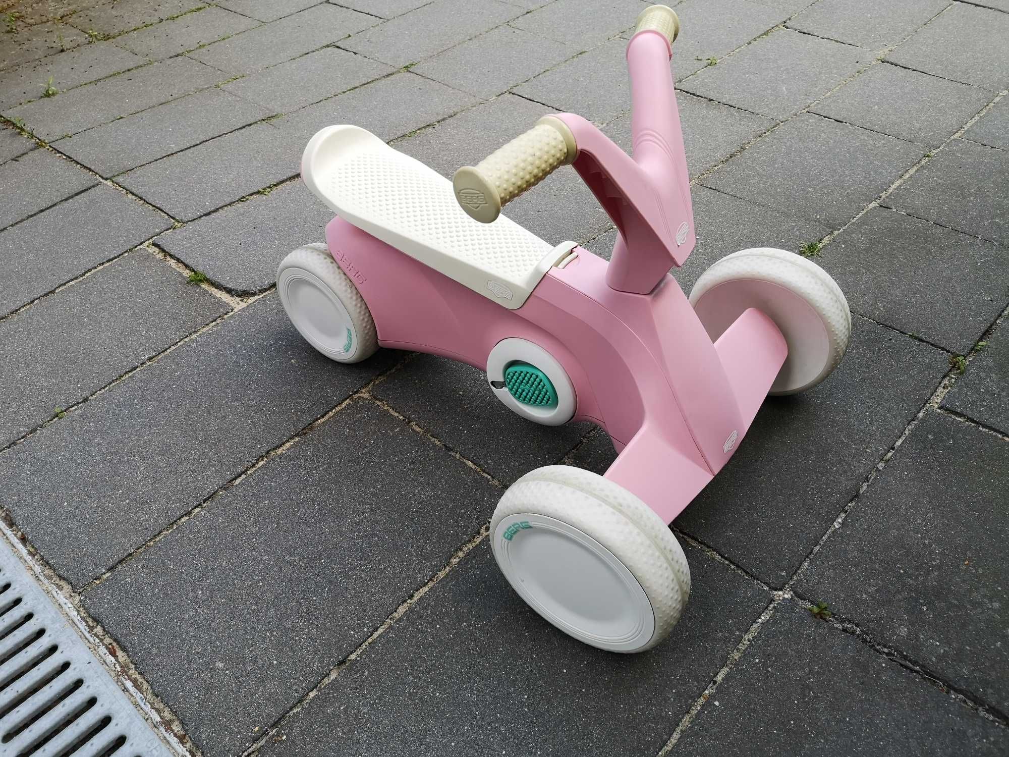 Gokart GO² Jeździk 2w1, różowy