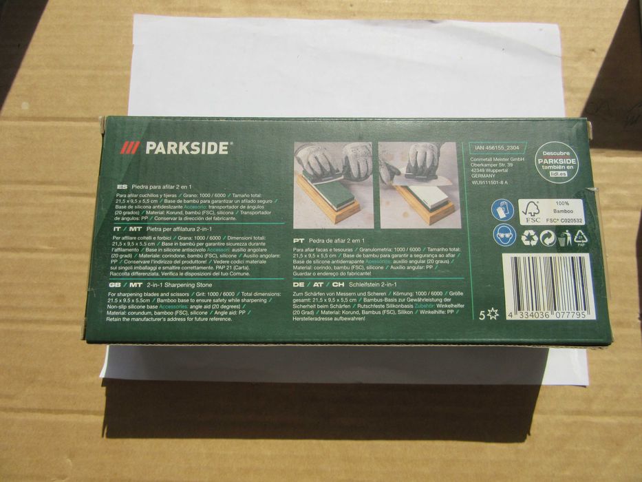 Pedra de afiar 2 em 1   *** NOVA ***