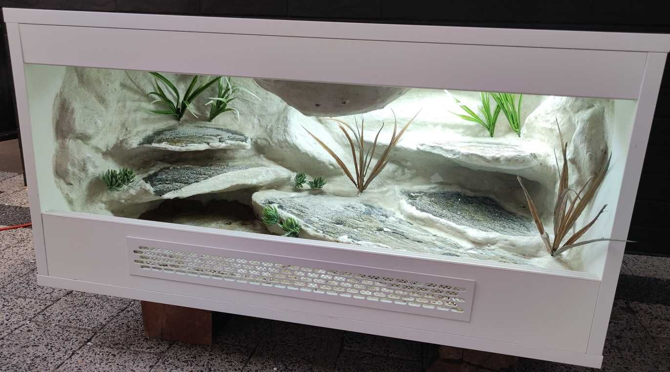 Terrarium nr457 80/40/40 dla gekona agamy karłowatej  - NA ZAMÓWIENIE