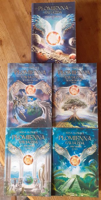 Anna Głowacz Płomienna Gwiazda wyzwolenie ujawnienie wszystkie  5tomów
