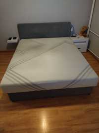 Sprzedam łóżko sypialniane z pojemnikiem wym.160x200/ materac wyprany!