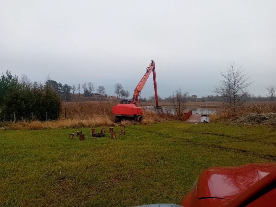 Faszynowanie brzegów stawu zabespieczanie przed osuwaniem faszyna