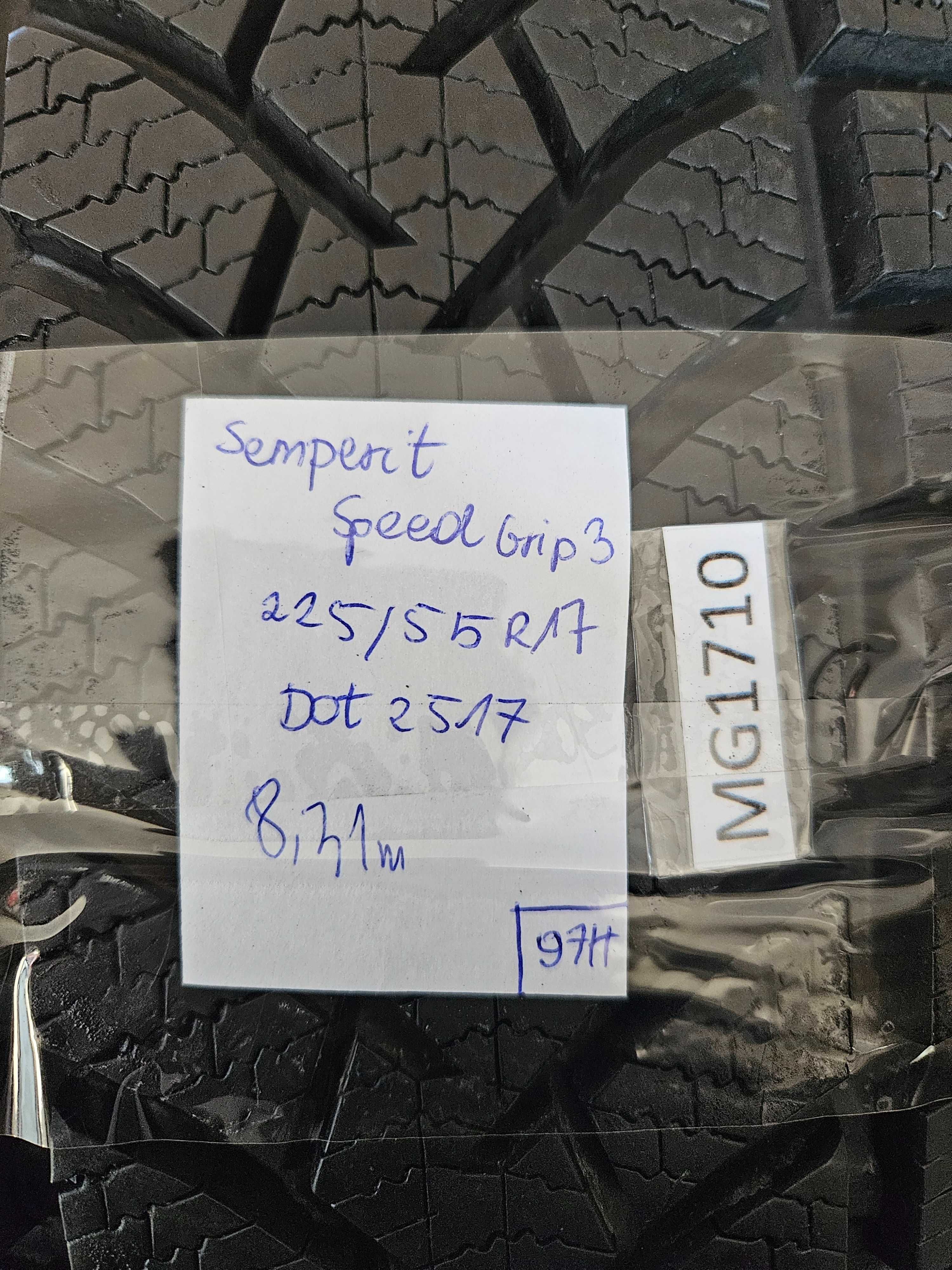 Semperit 225/55 r17 Speed-Grip 3 /// 8,3mm!!! jak NOWA wysyłka