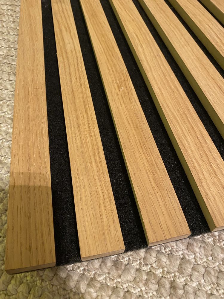 Lamele dekoracyjne na wykładzinie dąb, szerokość 40cm