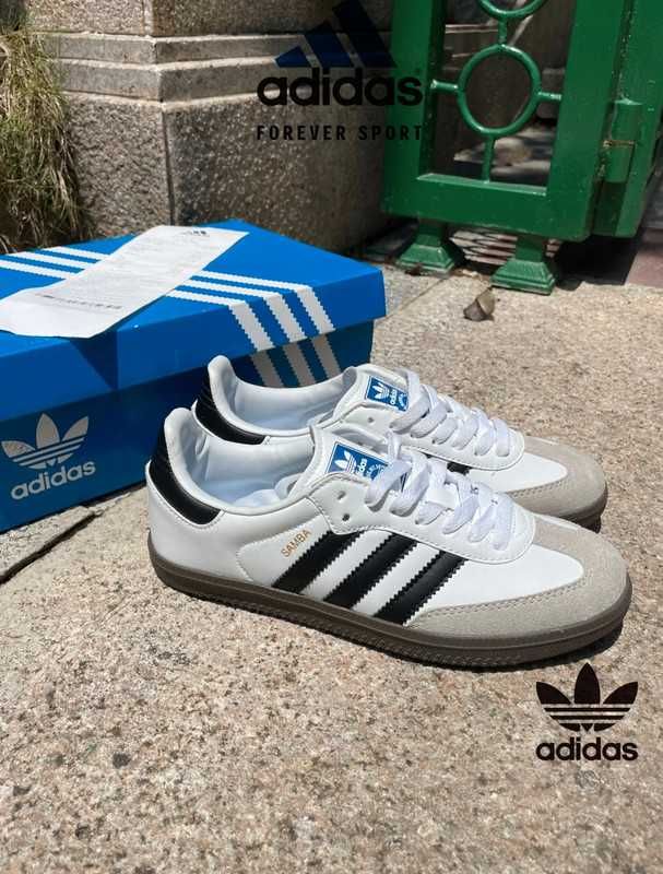 Adidas_SambaOG_white Moda_Buty_Mokasyny Mokasyny R.42