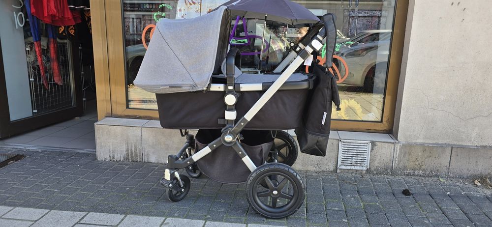 Bugaboo Cameleon 3 szary z gondolą, spacerówką i krzesełkiem  Maxi Co